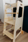 Height Adjustable Learning Tower (With Chalkboard)