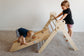 Foldable Montessori Climbing Triangle with Reversible Ramp - Large