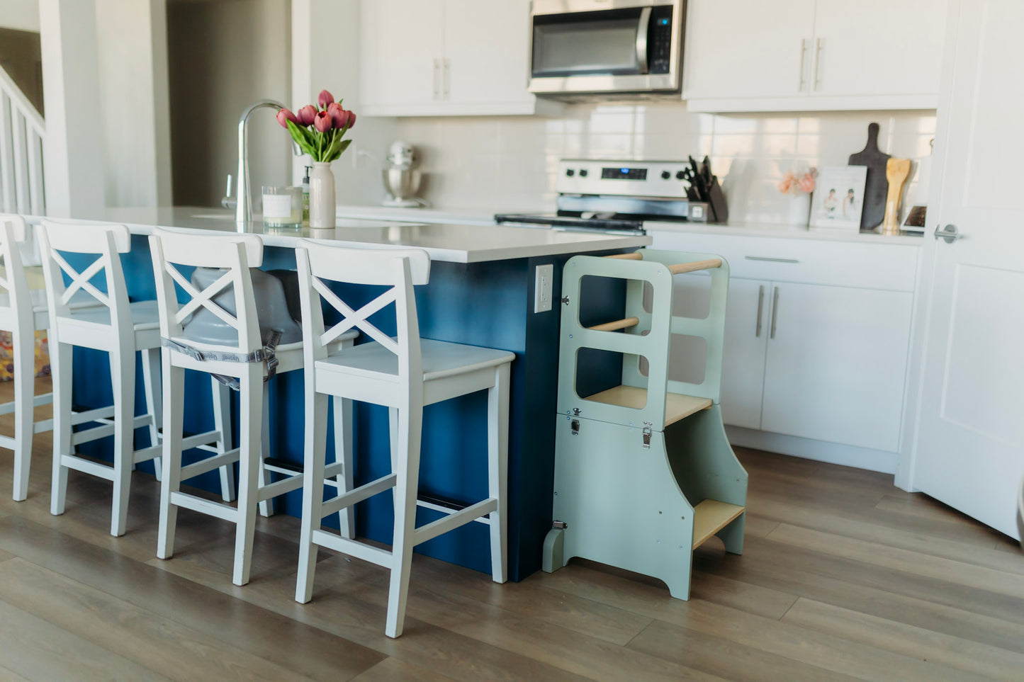 2-in-1 Learning Tower + Toddler Table