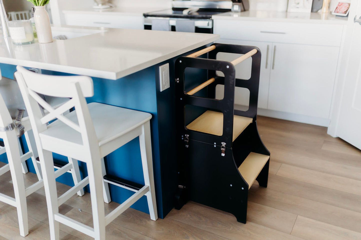 2-in-1 Learning Tower + Toddler Table