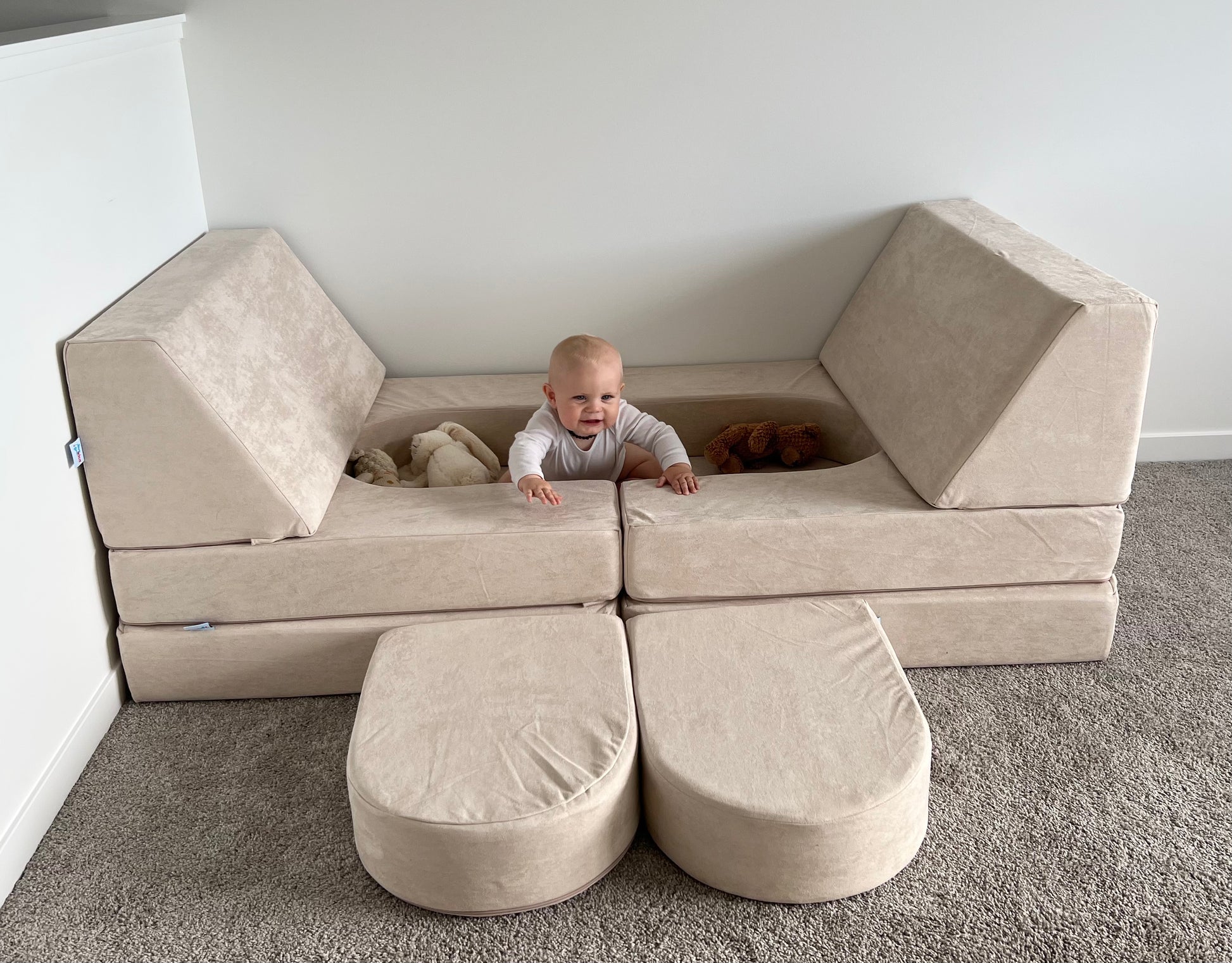 Epic Fort Building Play Couch with waterproof liners