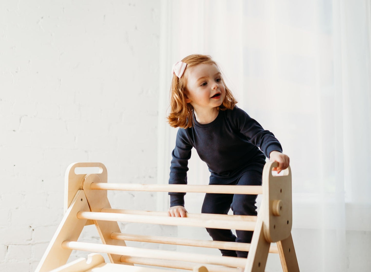 Foldable Montessori Climbing Triangle with Reversible Ramp - Large