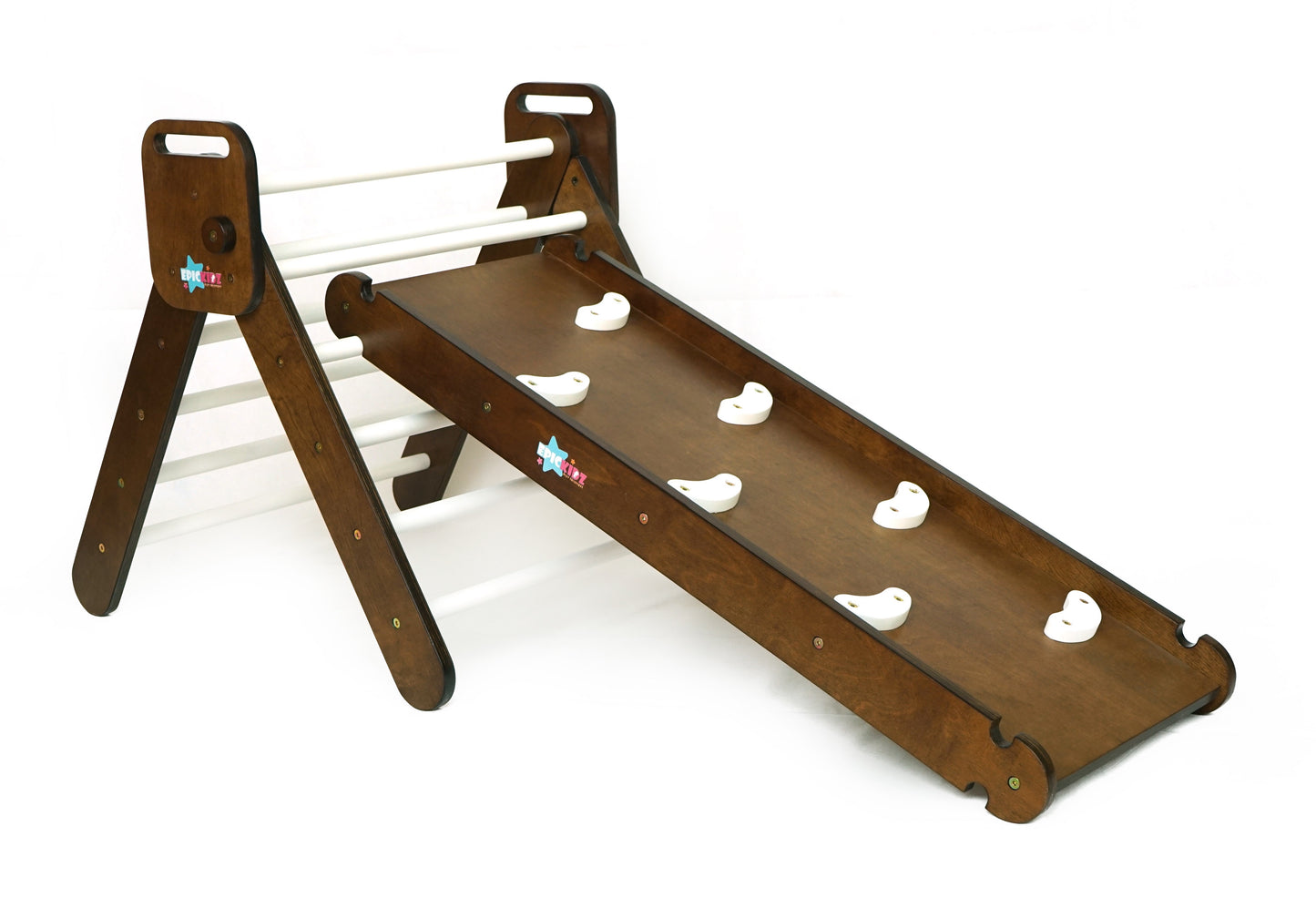 Foldable Montessori Climbing Triangle with Reversible Ramp - Small